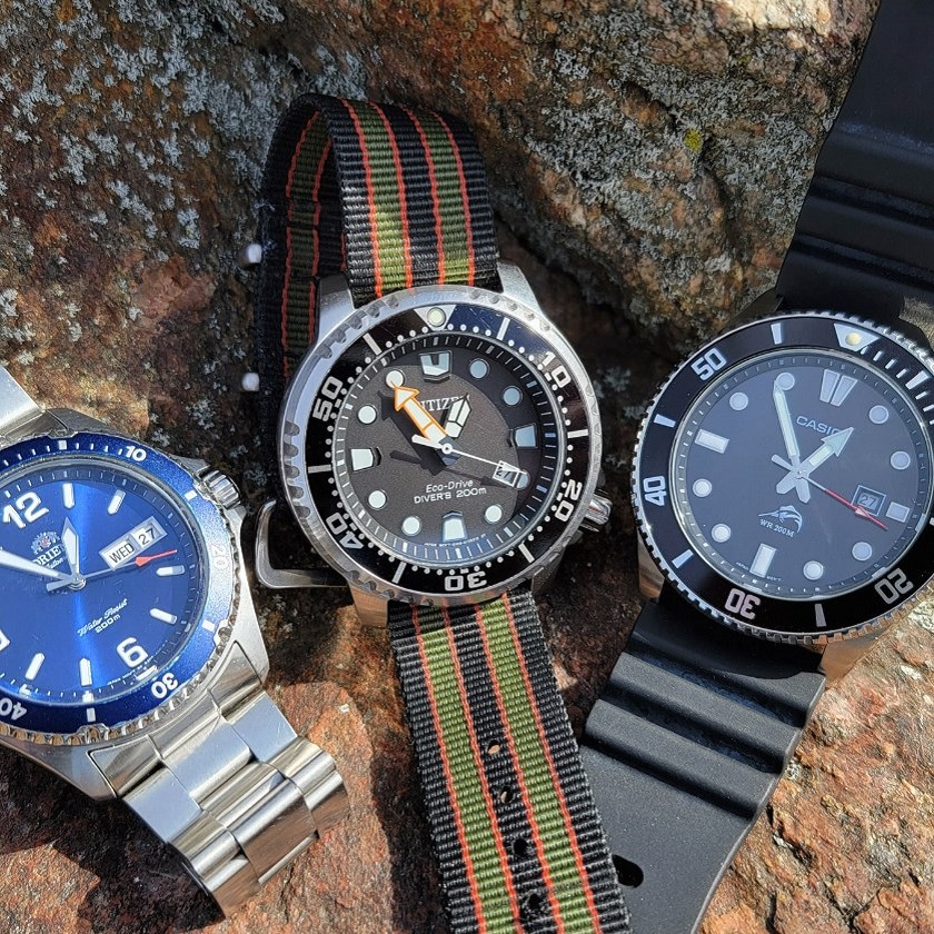 watches for divers