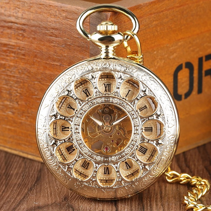 Engraved pocket watch