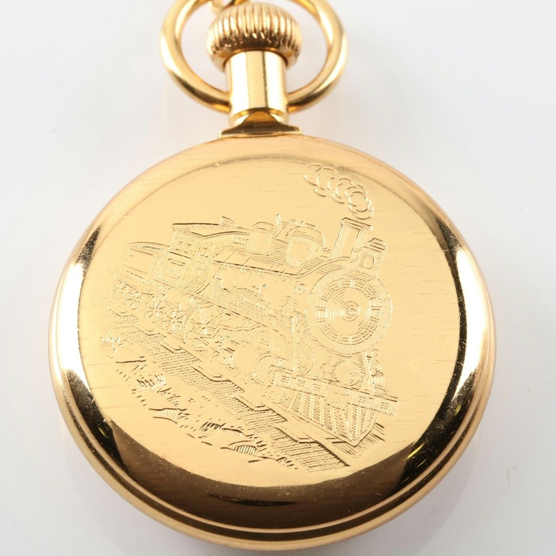 Train pocket watch