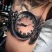 Realistic pocket watch tattoo