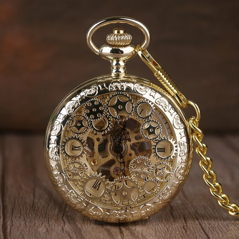 Steampunk pocket watch