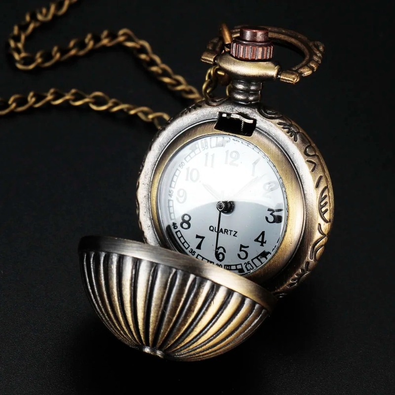 Pocket watch necklace