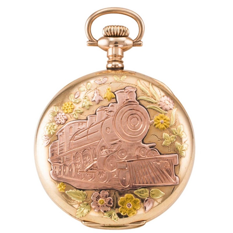 Train pocket watch