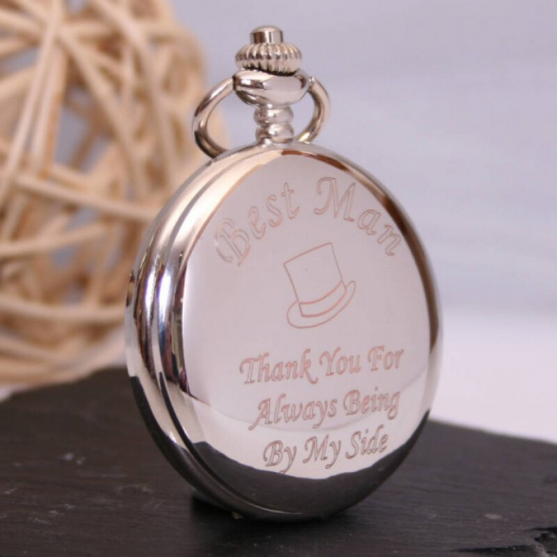 Engraved pocket watch  