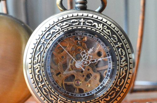 Engraved pocket watch