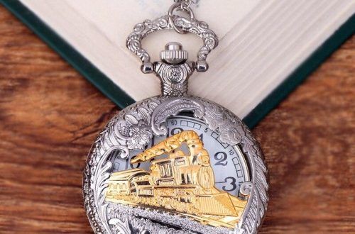 Train pocket watch