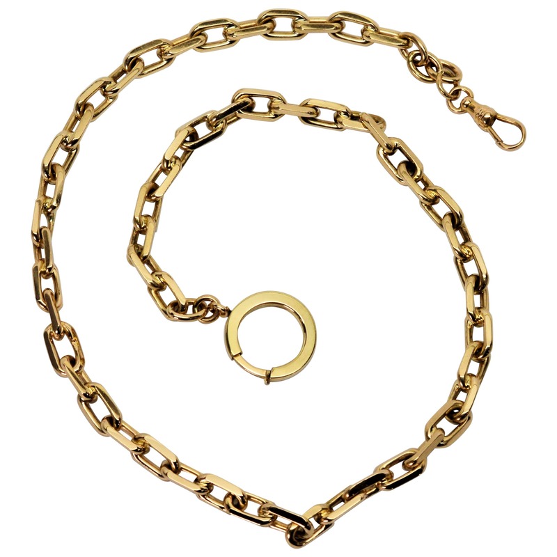 Gold pocket watch chain