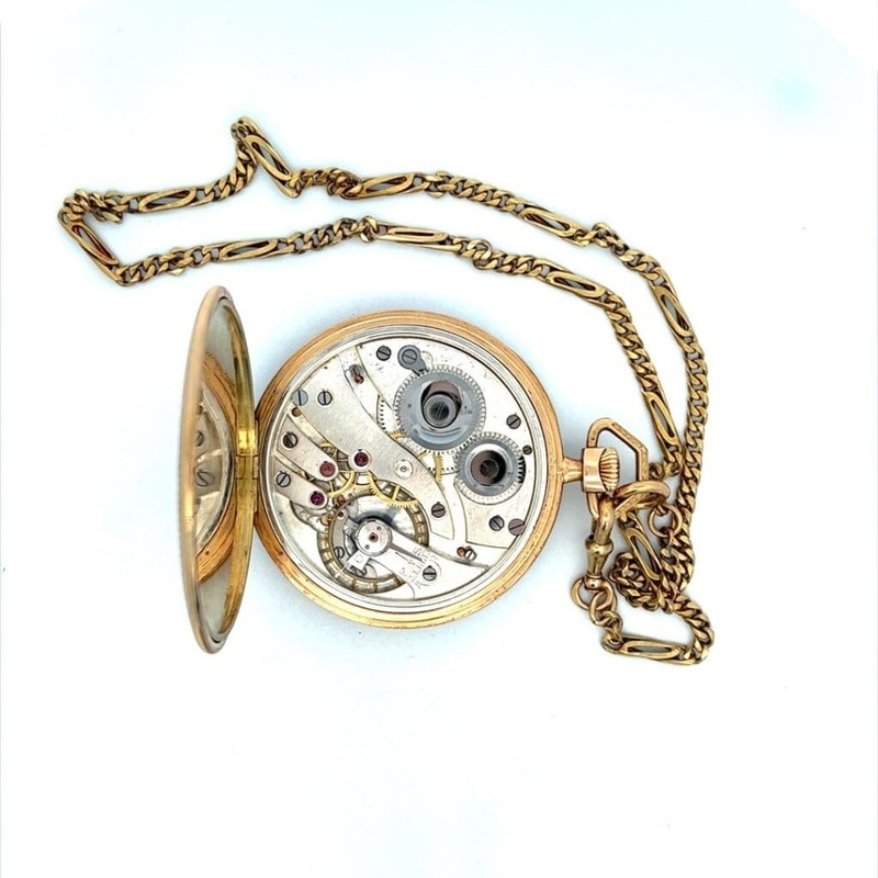 Gold pocket watch chain