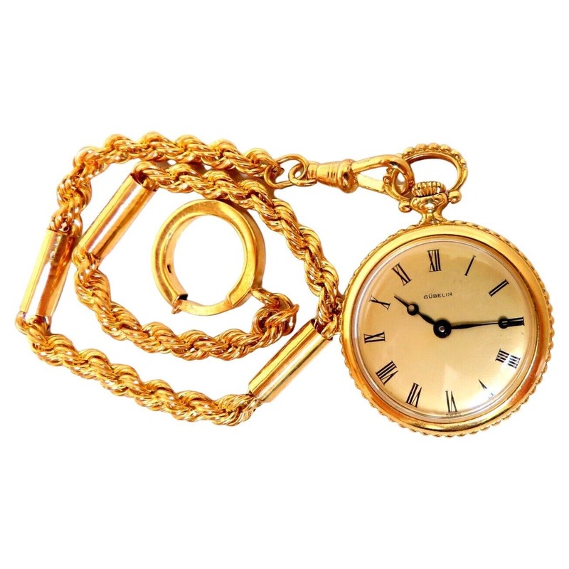 Gold pocket watch chain